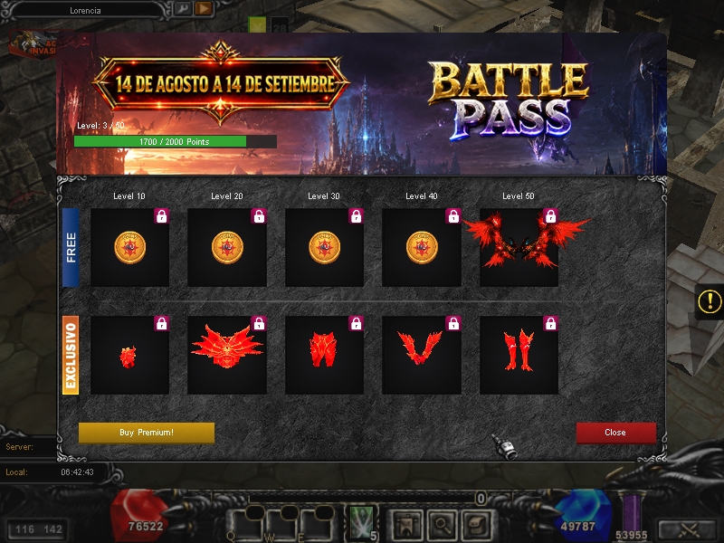BATTLE PASS - CADA MES